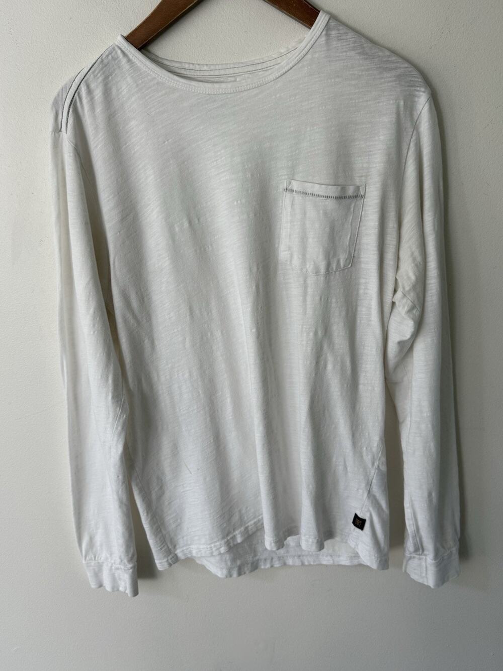 Roark Mens Long Sleeve T-Shirt Size M Cotton Crew Neck Casual Minimalist Coastal